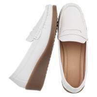 Damen Mokassins - white
