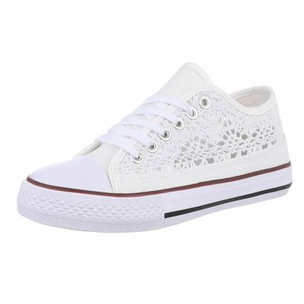 Damen Low-Sneakers - blanco