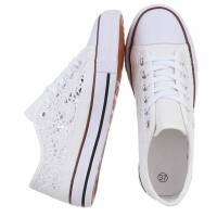 Damen Low-Sneakers - blanco