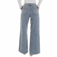 Damen High Waist Jeans von Laulia - blue