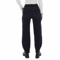 Damen High Waist Jeans von Laulia - DK.blue