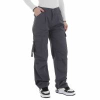 Damen Stoffhose von Laulia - grey