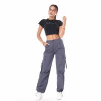Damen Stoffhose von Laulia - grey