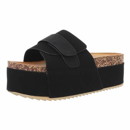 Damen Keilsandaletten - black