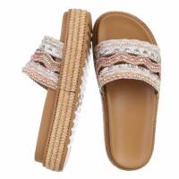 Damen Pantoletten - pink