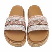 Damen Pantoletten - pink