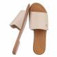 Damen Flache Sandalen - beige