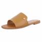 Damen Flache Sandalen - camel