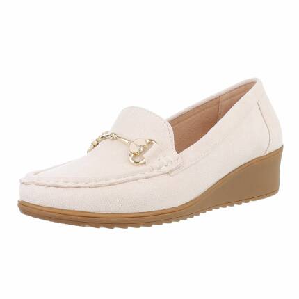 Damen Mokassins - beige