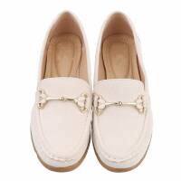 Damen Mokassins - beige