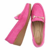 Damen Mokassins - fushia