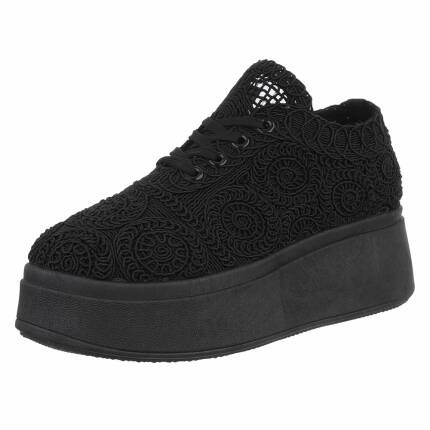 Damen Low-Sneakers - black
