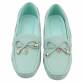 Damen Mokassins - green