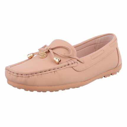 Damen Mokassins - pink
