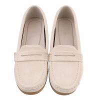 Damen Mokassins - beige