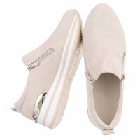 Damen Low-Sneakers - beige