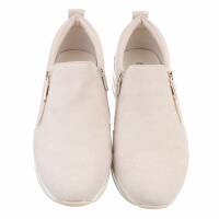 Damen Low-Sneakers - beige