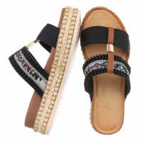 Damen Pantoletten - black