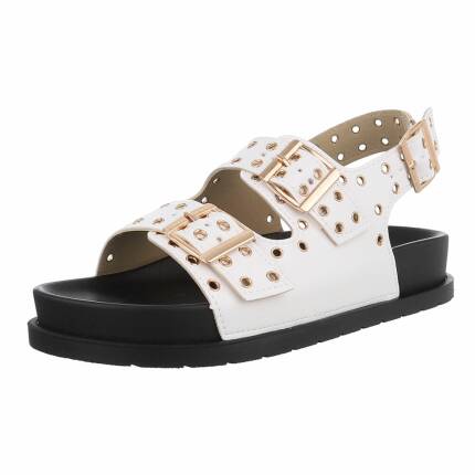 Damen Pantoletten - white