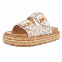 Damen Pantoletten - white