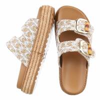 Damen Pantoletten - white