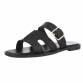 Damen Flache Sandalen - black