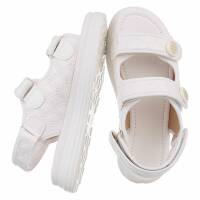 Damen Keilsandaletten - white