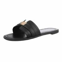 Damen Flache Sandalen - black