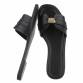 Damen Flache Sandalen - black