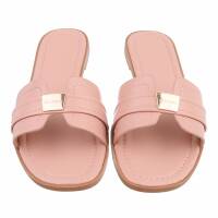 Damen Flache Sandalen - pink