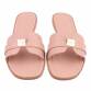 Damen Flache Sandalen - pink