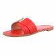 Damen Flache Sandalen - red