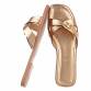 Damen Flache Sandalen - champagne