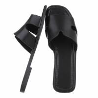 Damen Flache Sandalen - black