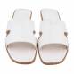 Damen Flache Sandalen - white