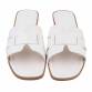 Damen Flache Sandalen - white