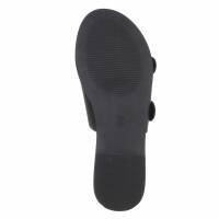 Damen Flache Sandalen - black