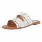 Damen Flache Sandalen - white