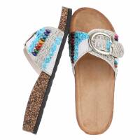 Damen Pantoletten - white