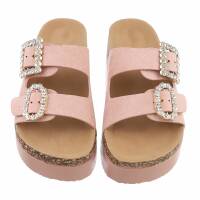 Damen Pantoletten - pink