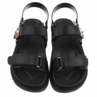 Damen Keilsandaletten - black