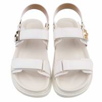 Damen Keilsandaletten - white