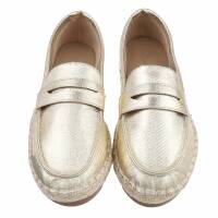 Damen Slipper - gold