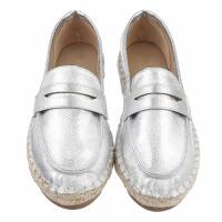 Damen Slipper - silver