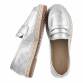 Damen Slipper - silver