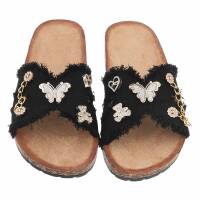 Damen Pantoletten - black