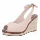 Damen Keilsandaletten - beige
