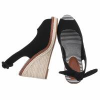 Damen Keilsandaletten - black