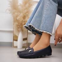 Damen Mokassins - navy