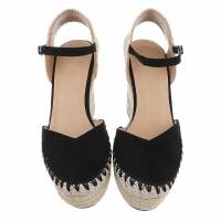 Damen Keilsandaletten - black